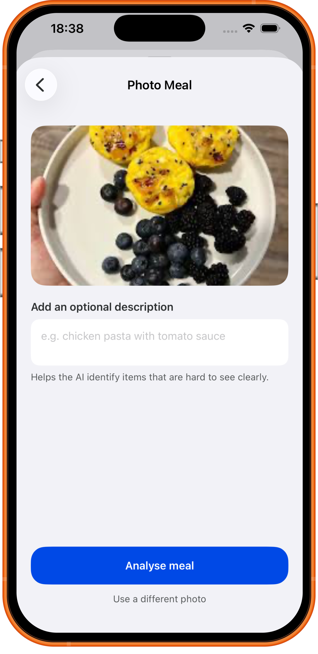 AI photo logging